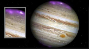 Káprázatos sarki fény tündökölt a Jupiteren