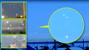 UFO-flotta húzott át egy ukrán falu felett