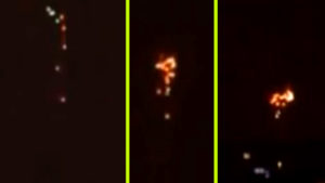 UFO-baleset? Rejtélyes, lángoló tárgyak hullottak az égből Ukrajnában…