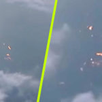 Rejtélyes fényeket videóztak egy Kína felett szálló repülőgép ablakából…