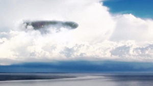 UFO-anyahajó bukkant elő egy felhőből Ausztrália partjainál