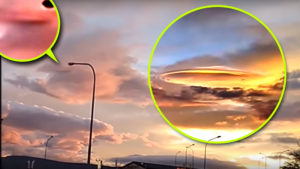 Felhők közt rejtőzködő UFO-anyahajót videóztak Izland felett…