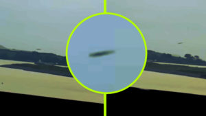 Szivar alakú UFO-t videóztak egy írországi sziget felett