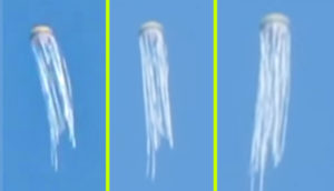 A medúza alakú lényt vettek videóra… az égen