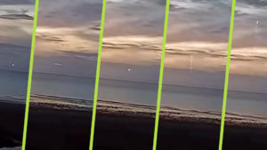 UFO repült be a webkamerás naplemente közvetítésbe