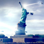 Ilyet eddig csak a filmekben láttunk: UFO a New York-i Szabaság-szobor felett