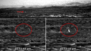 Rejtélyes fényvillanást fotóztak a Marson