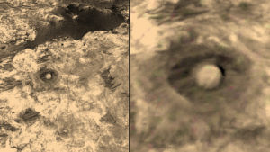 Rejtélyes kupolaszerű építményre bukkantak a Mars egyik kráterében
