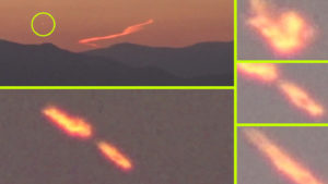 Videóra vették, amint felrobban egy UFO Santiago de Chile felett