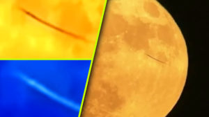 Kígyószerű entitás repült át a Holdról készült videón