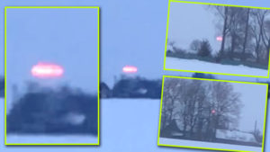 Száguldó autóból, vörös fényű UFO-t videóztak Belorusziában