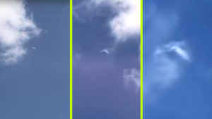 Felhőnek álcázott UFO-t buktatott le egy HD videó