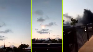 UFO-t lőtt le a hadsereg egy török falu felett, a helyiek videóra vették…