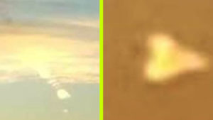 Háromszög alakú, izzó UFO-k a texas-i El Paso felett