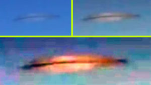 Lopakodó UFO-t videózott egy utas a repülő ablakából