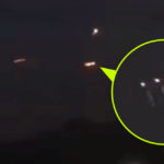 UFO-konvojt filmeztek a Kaukázus felett