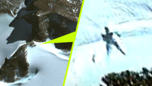 Óriási méretű emberszabású lényre bukkantak az antarktiszi jégbe fagyva